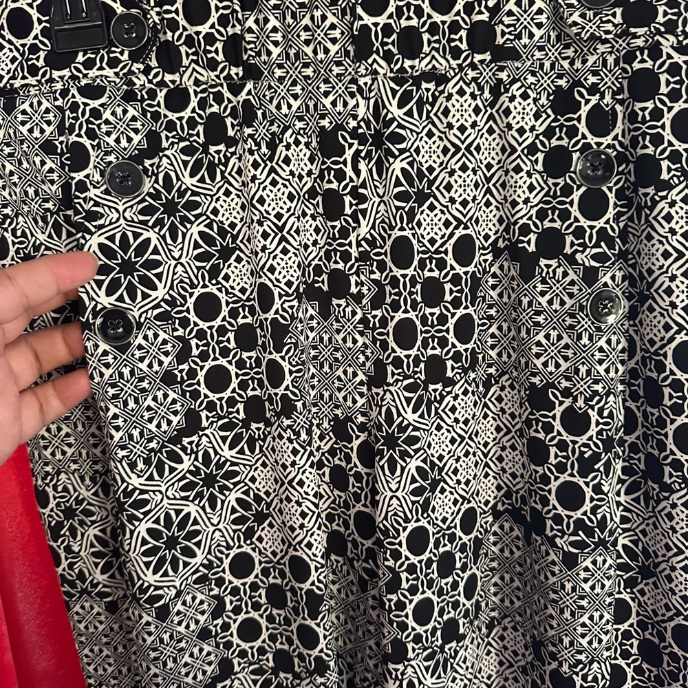 Robert Louis Monochrome Geometric Pants size L - Picture 2 of 6